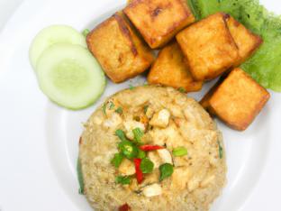 Thai Fried Rice with Fried Tofu [21 oz]