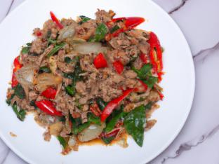 Pork Basil Stir Fry