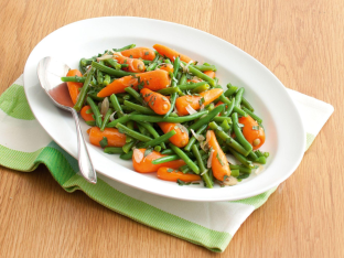 Green Bean And Baby Carrot Sauté