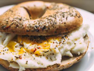 Egg on an Gluten Free Everything Bagel Egg on an Gluten Free Everything Bagel