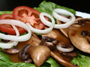 Vegan Mushroom Chef Salad with Balsamic Vinaigrette Vegan Mushroom Chef Salad with Balsamic Vinaigrette