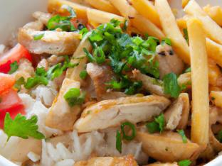 Chicken Saltado Bowl Chicken Saltado Bowl