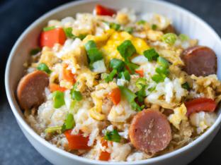 Chicken Arroz Chaufa Bowl Chicken Arroz Chaufa Bowl