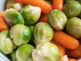 Brussel Sprouts and Carrots Brussel Sprouts and Carrots