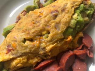 California Omelette with Hash Browns