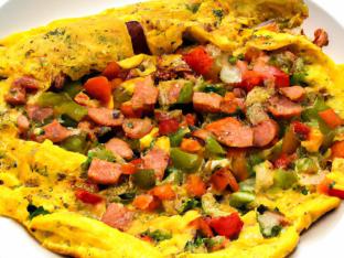 Country Omelette with Hash Browns