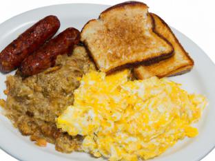 2 Eggs, Hash Browns and Sausage