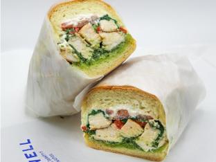 Chicken Pesto Burrata (Gluten Free) Chicken Pesto Burrata (Gluten Free)