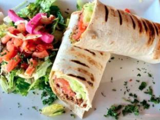 Kofte Wrap and House Salad Kofte Wrap and House Salad