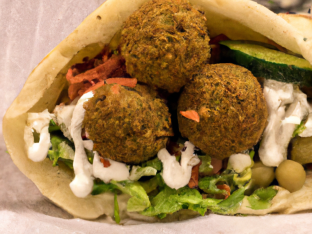 Falafel Wrap Falafel Wrap