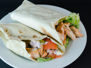 Chicken Gyro Wrap Chicken Gyro Wrap