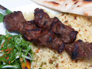 Lamb Shish Kebab Plate Lamb Shish Kebab Plate