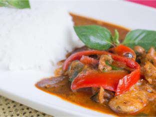 Pork Red Curry with Rice Pork Red Curry with Rice