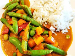 Vegetable Panang Curry with Rice Vegetable Panang Curry with Rice