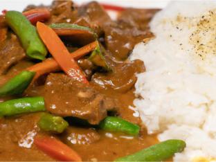 Beef Panang Curry with Rice Beef Panang Curry with Rice