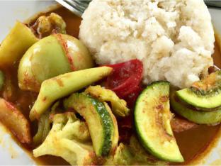 Vegetable Jungle Curry with Rice Vegetable Jungle Curry with Rice
