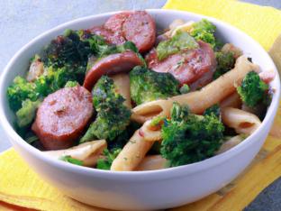 Broccoli Rabe and Sausage over Pasta Broccoli Rabe and Sausage over Pasta