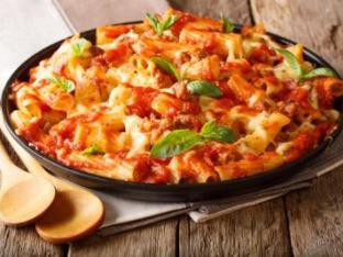 Baked Ziti Marinara Baked Ziti Marinara