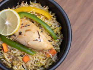 Lemon Chicken with Vegetable Fried Rice Lemon Chicken with Vegetable Fried Rice