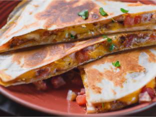 Breakfast Quesadilla with Sausage