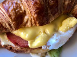 Sausage Egg and Cheese Croissant