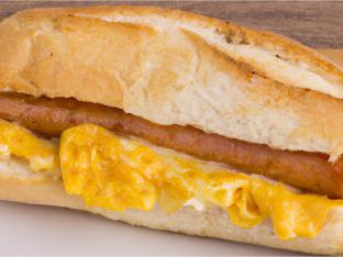 Sausage Egg and Cheese Baguette