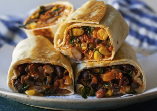 Gluten Free Grilled Veggie Burrito Gluten Free Grilled Veggie Burrito