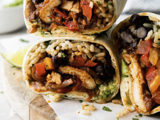 Gluten Free Pollo Asada Burrito (Dairy-Free) Gluten Free Pollo Asada Burrito (Dairy-Free)