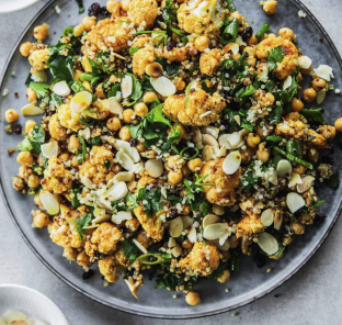 Sauteed Cauliflower Taco Salad Sauteed Cauliflower Taco Salad