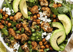 Sauteed Cauliflower Taco Salad (Vegan) Sauteed Cauliflower Taco Salad (Vegan)