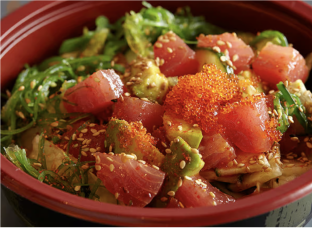 Tuna Poke Bowl with Brown Rice