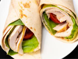 Gluten Free, Dairy-Free Roasted Turkey Wrap Gluten Free, Dairy-Free Roasted Turkey Wrap