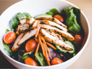 Garden Salad Bowl With Chicken
