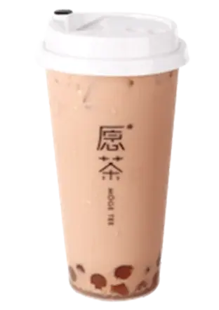 25% Sweetness Four Seasons Almond Milk Tea [24 oz]