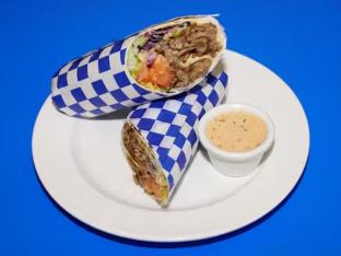 Lamb & Beef Gyro Wrap Lamb & Beef Gyro Wrap