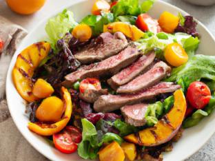 [Special Diet] Dairy-Free Grilled Steak Southwest Salad (no beans relish)