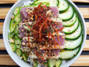 Regular Spicy Ahi over White Rice Regular Spicy Ahi over White Rice