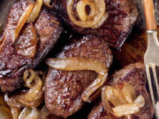 Beef Steak Tips with Caramelized Onion