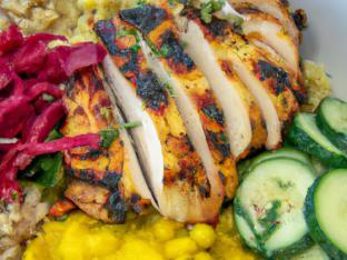 [Special Diet] Allergen-Free Grilled Chicken Rice Bowl (NO ALLIUM)