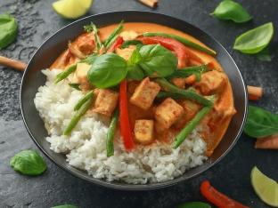 Vegan Panang Curry with Tofu Boxed Lunch [21oz]