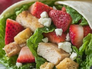 Strawberry Chicken Salad Wrap Strawberry Chicken Salad Wrap