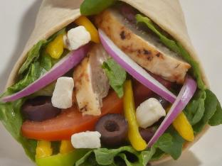 Chicken Greek Salad Wrap Chicken Greek Salad Wrap