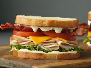 Turkey Bacon Club Sandwich Turkey Bacon Club Sandwich