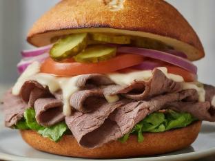 Roast Beef and Cheese Sandwich