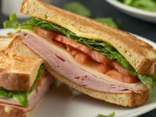 Gluten Free Ham and Swiss Sandwich Gluten Free Ham and Swiss Sandwich