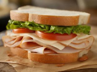 Smoked Turkey and Swiss Sandwich Smoked Turkey and Swiss Sandwich