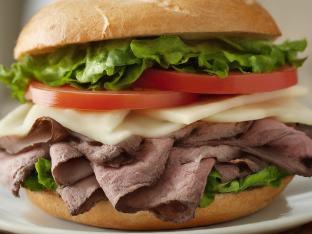 Roast Beef and Provolone Sandwich Roast Beef and Provolone Sandwich