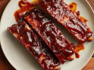 BBQ Ribs with Maple BBQ Sauce