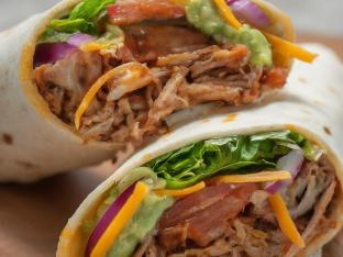 Pulled Pork Wrap with White Rice