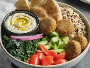 Gyro Bowl with House Made Falafel Gyro Bowl with House Made Falafel